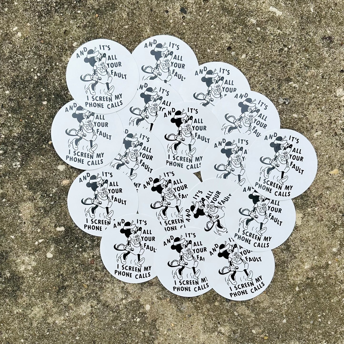 Spiderwebs Sticker