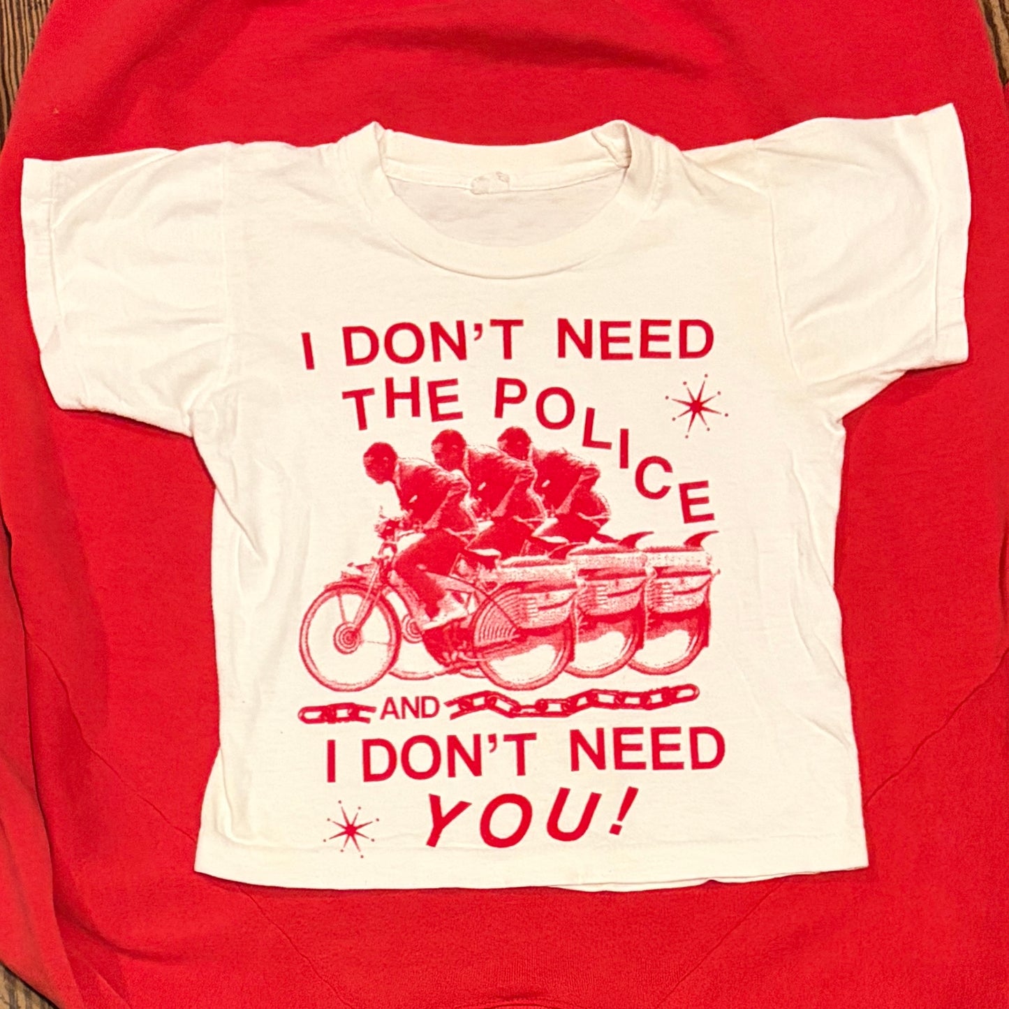 Pee-wee on Vintage Kid's Shirt