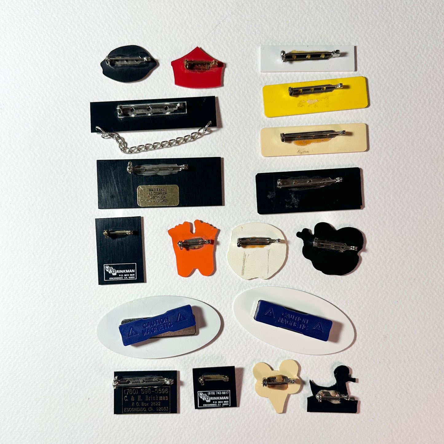 Vintage Square Dancing Pins