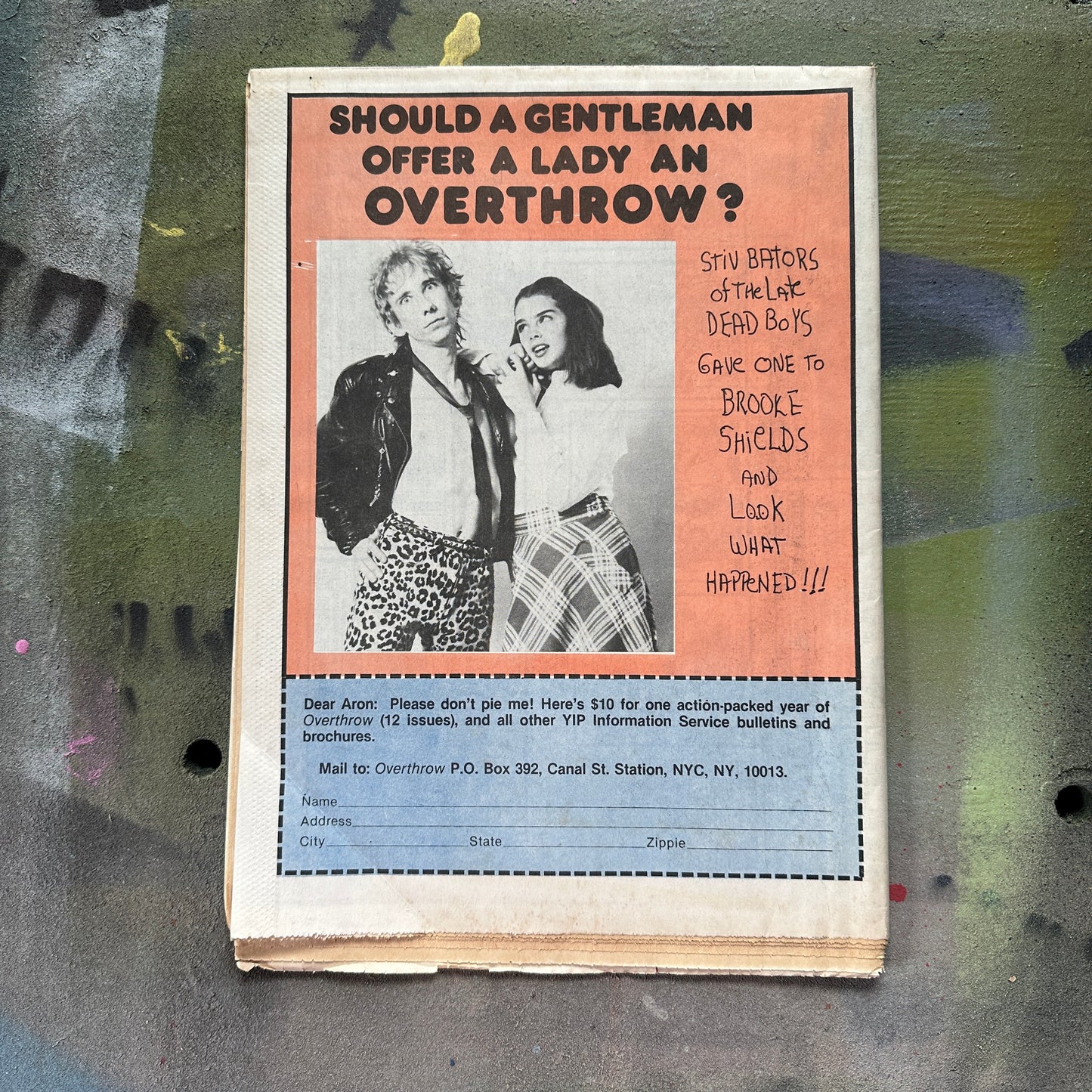 Vintage Punk Zines/Newspapers