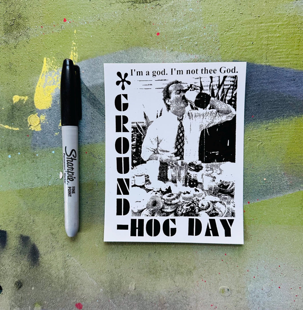 Groundhog Day Sticker