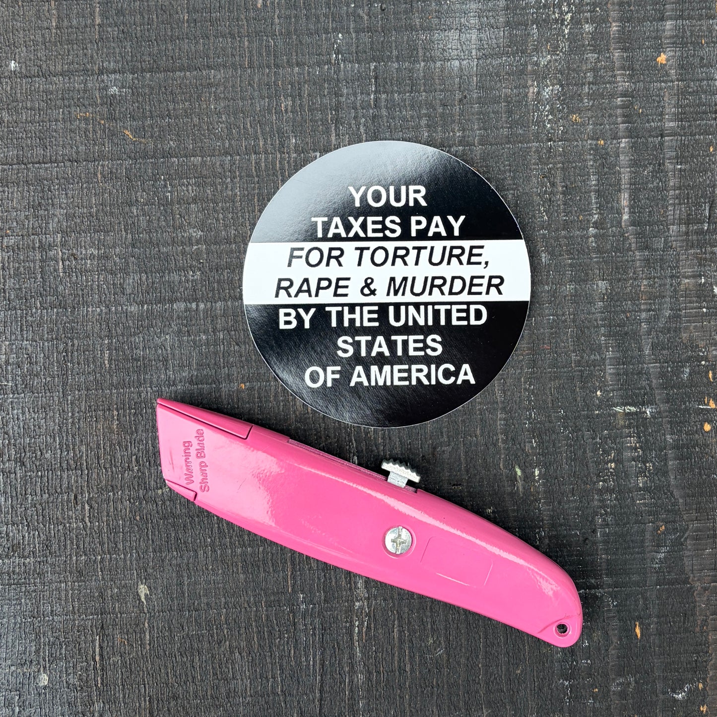 Taxes... Sticker