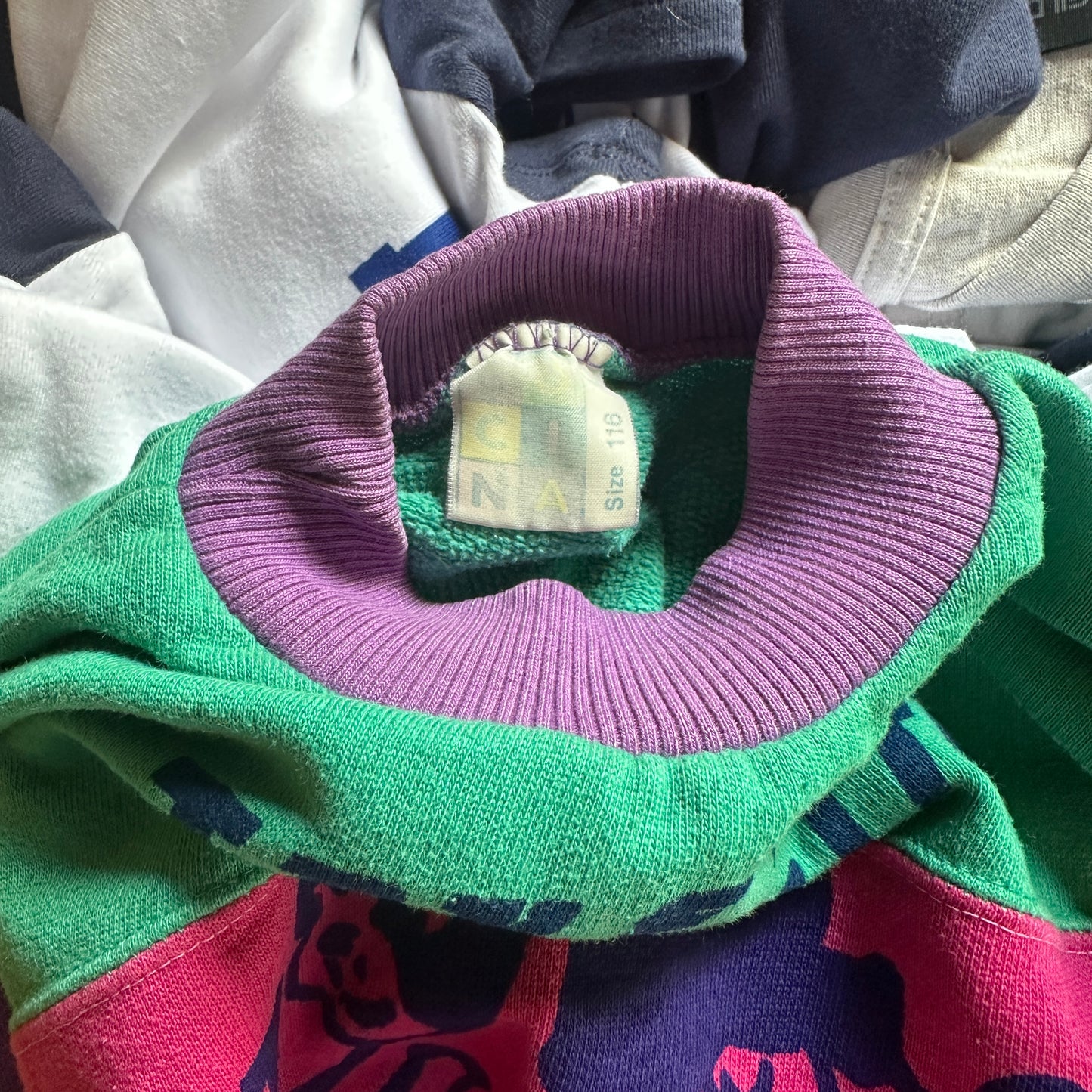 Take A Bite Out of Ice on Vintage Kid's Sweatshirt