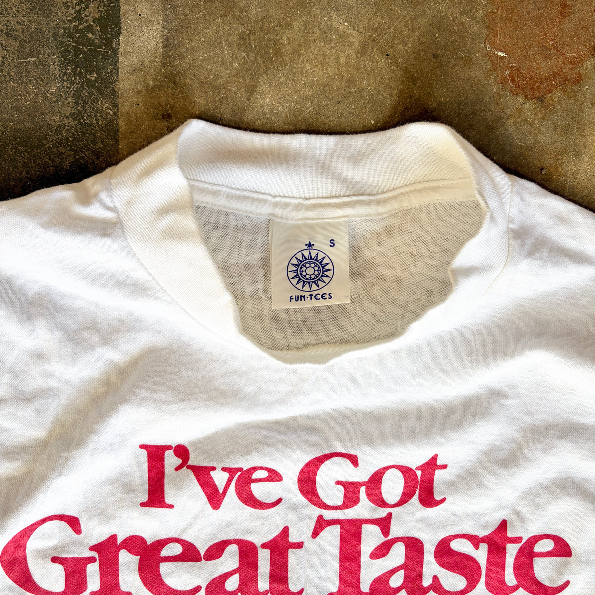 Talking Heads on Vintage Shirt