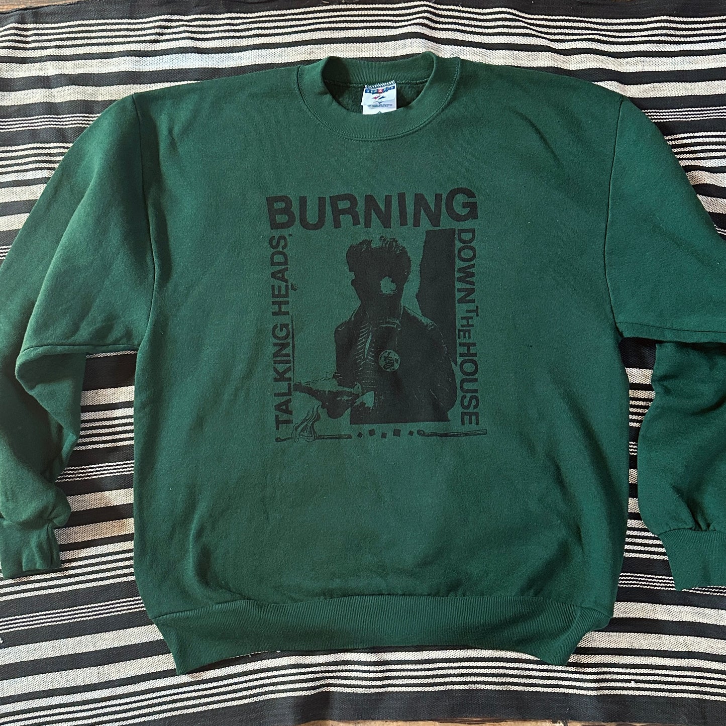 Talking Heads on Vintage Sweatshirt