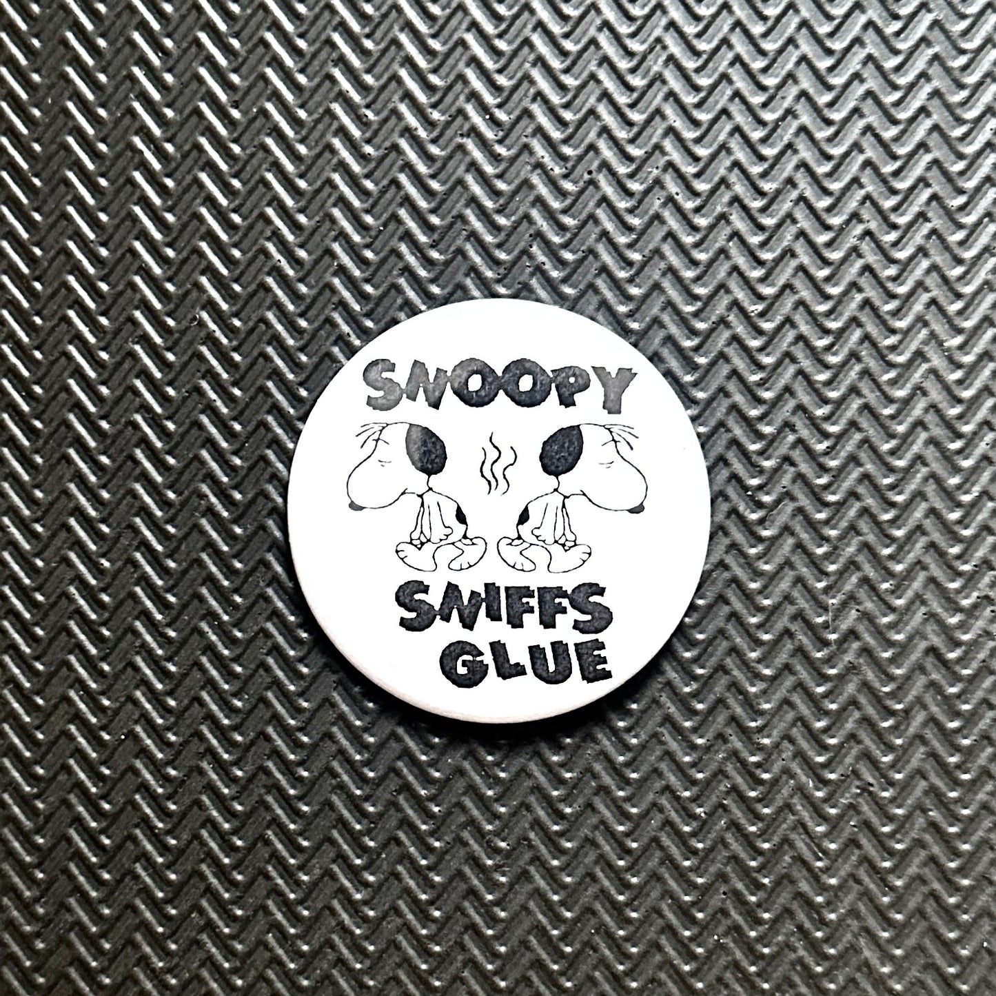 Snoopy Sniffs Glue Pin