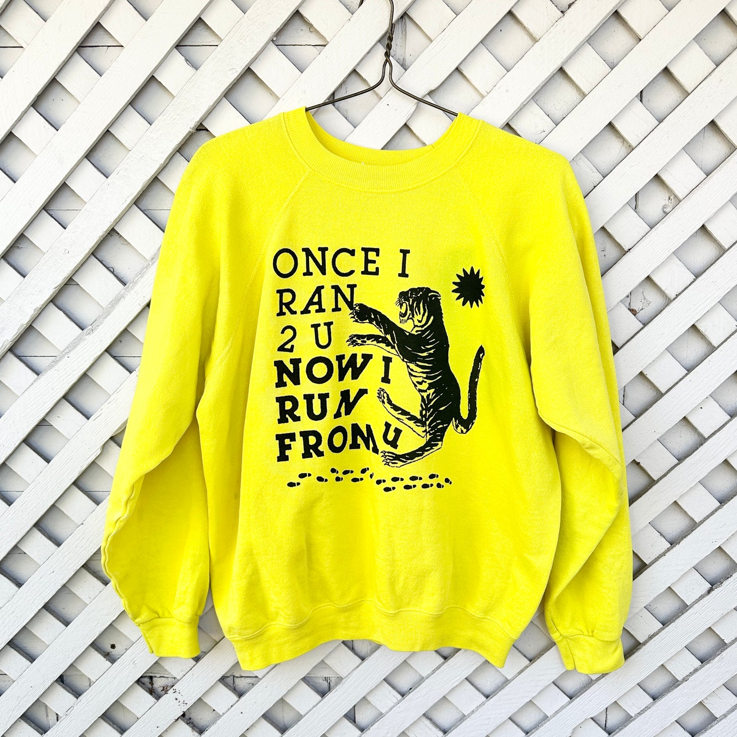 Tainted Love on Vintage Sweatshirt