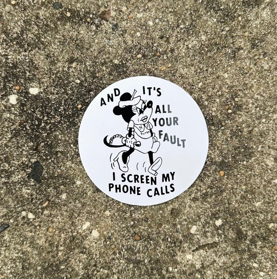 Spiderwebs Sticker