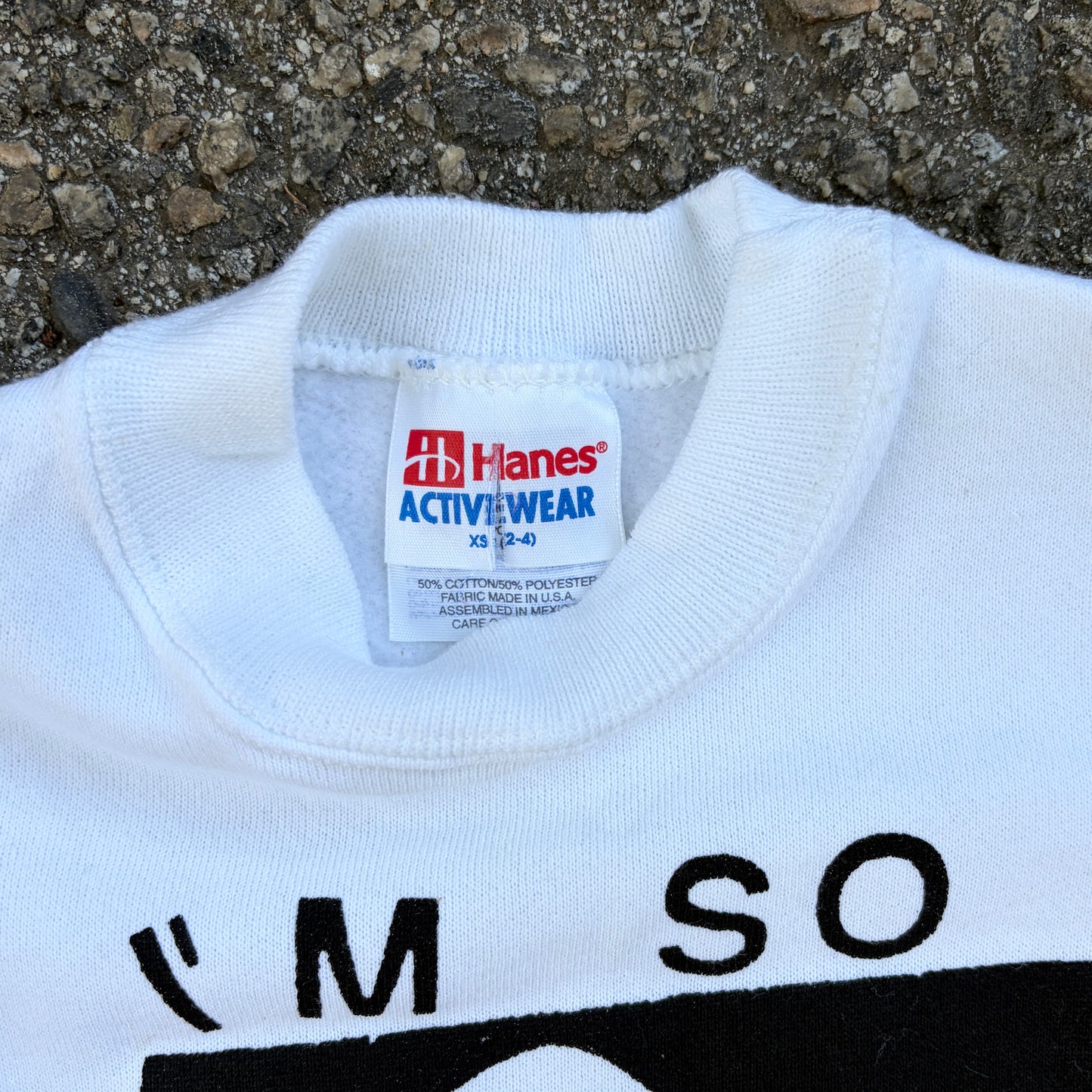 Hank Williams on Vintage Kid's Sweatshirt