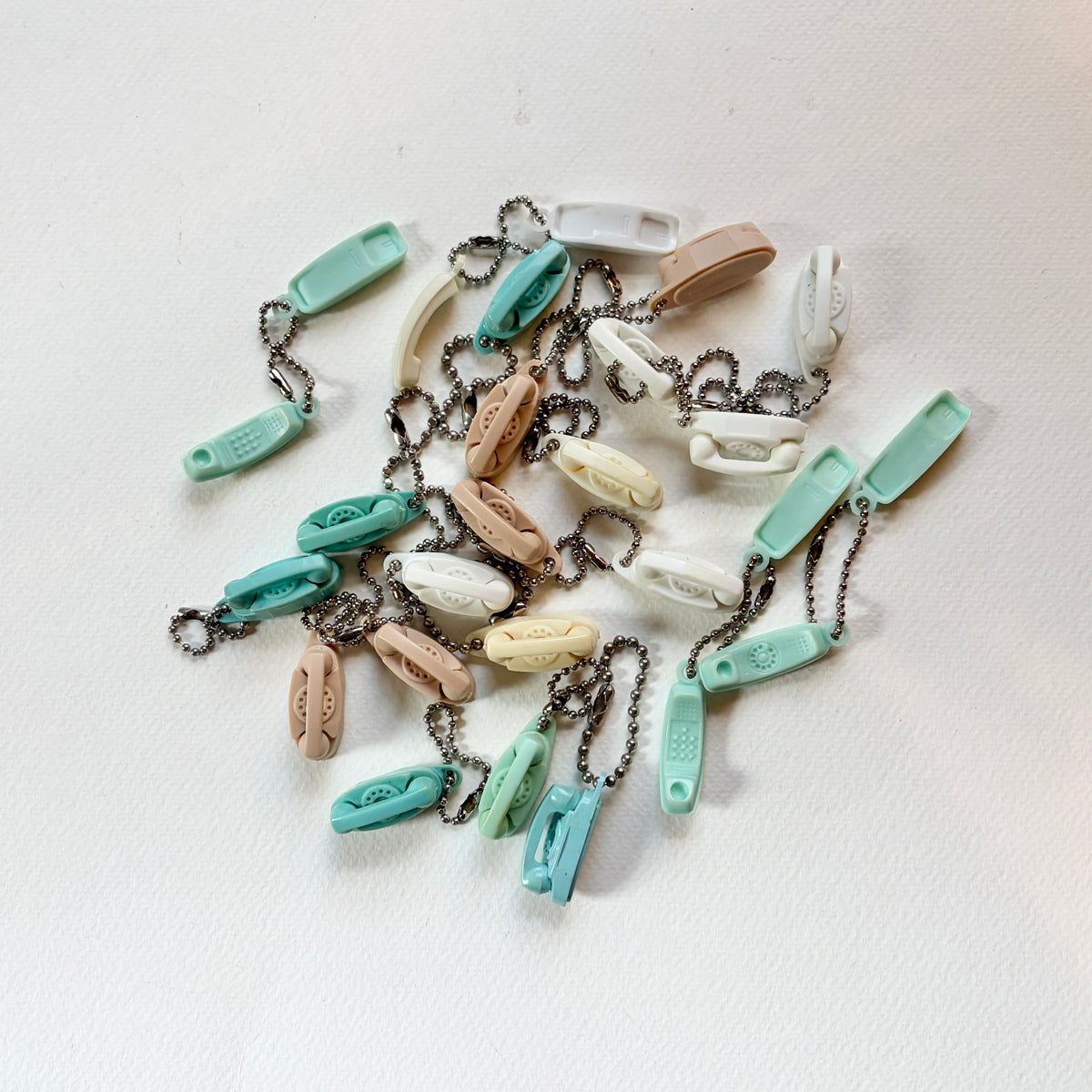'Your Phone's Off the Hook' Pin Pack & Vintage Keychain
