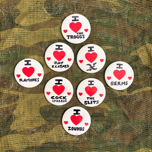 Vintage Hand Drawn ♥️ Pins