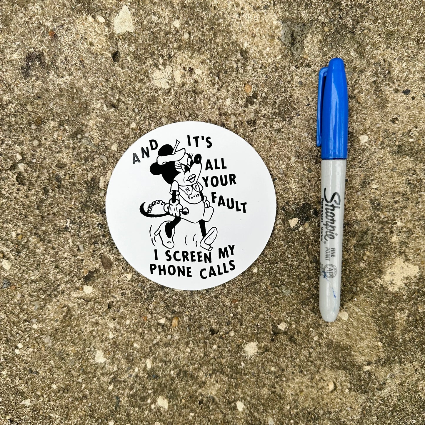 Spiderwebs Sticker
