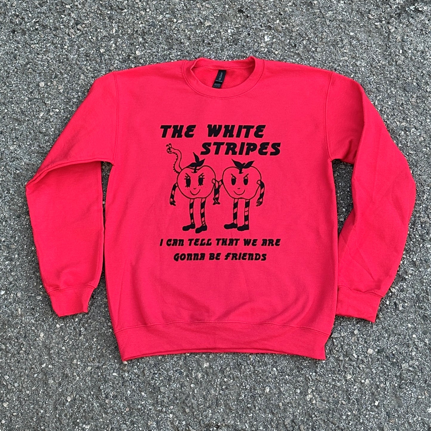 White Stripes Sweatshirt