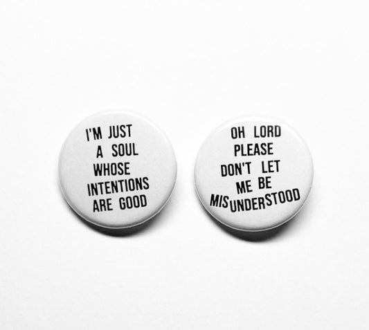 Don't Let Me Be Misunderstood Pin Set
