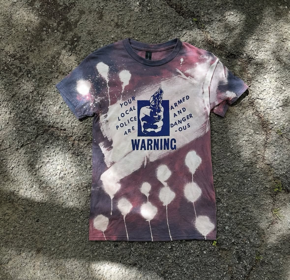 Local Police Bleached Shirt *Youth XS Only*