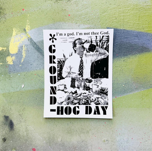 Groundhog Day Sticker