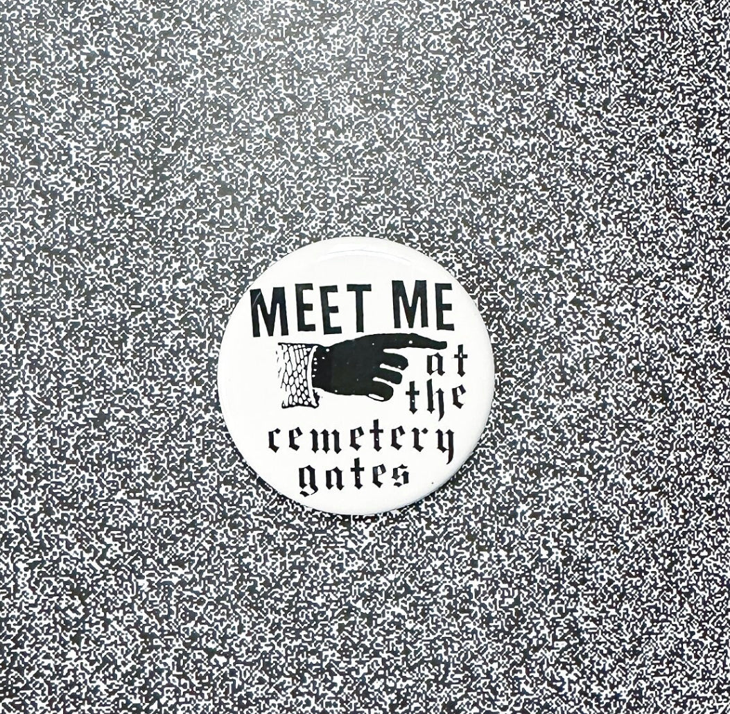 Cemetery Gates Pin