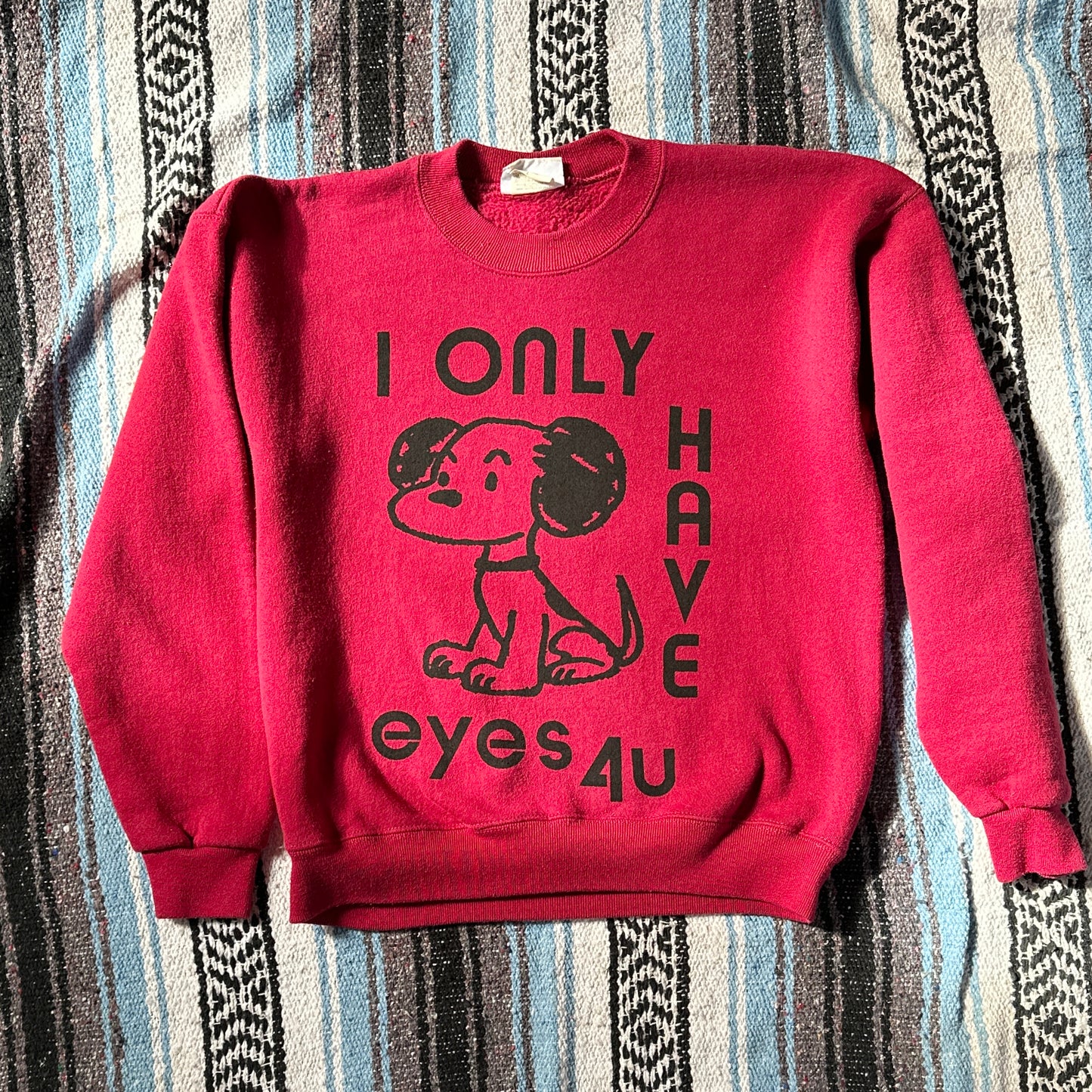Snoopy on Vintage Sweatshirt