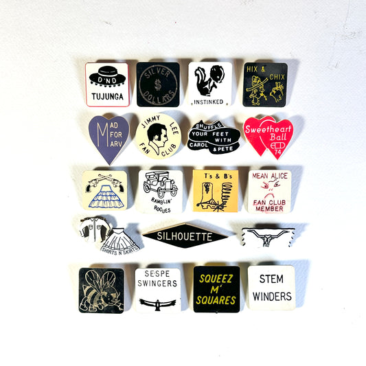Vintage Square Dance Pins