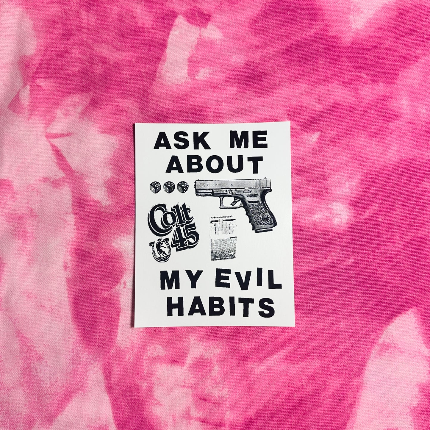 Evil Habits Sticker