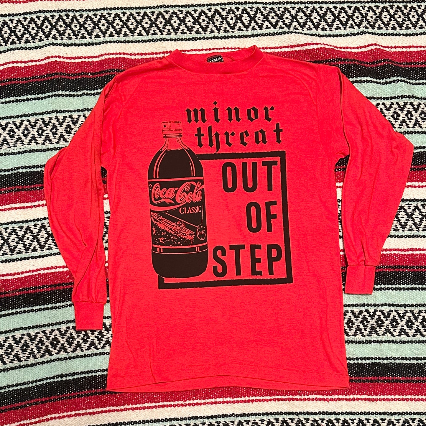 Minor Threat on Vintage Longsleeve