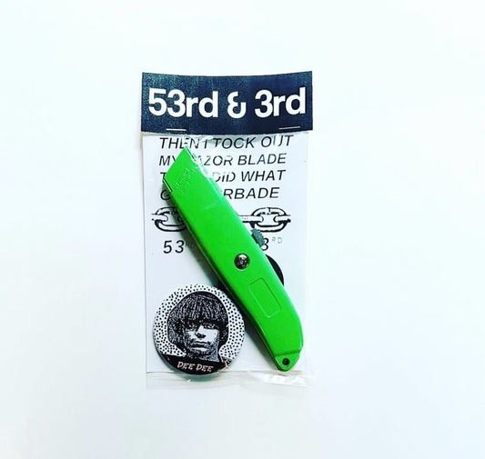 Dee Dee Ramone Razorblade/Pin Pack