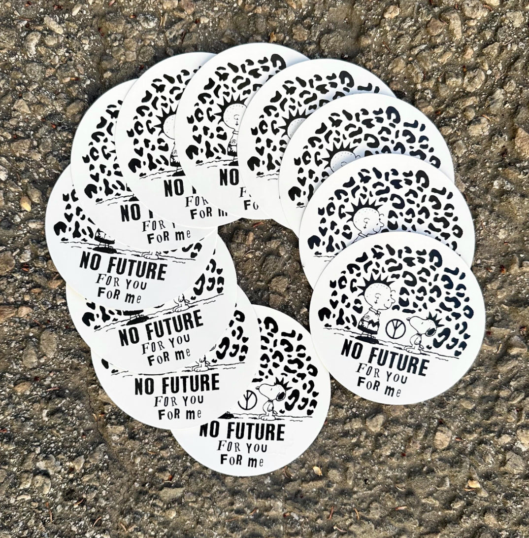 No Future Sticker – Low Level